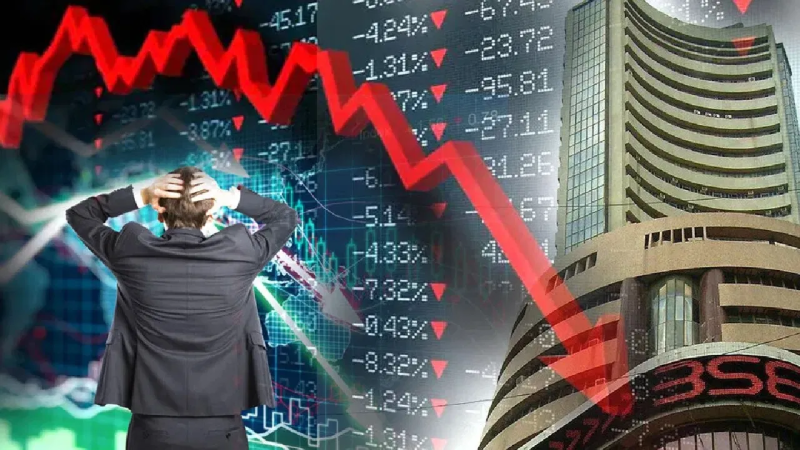 Things got worse again, Sensex fell 200 points, panic among investors