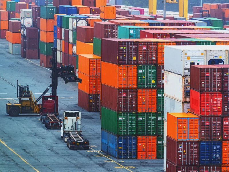 Trade deficit jumped in October, but exports showed new strength